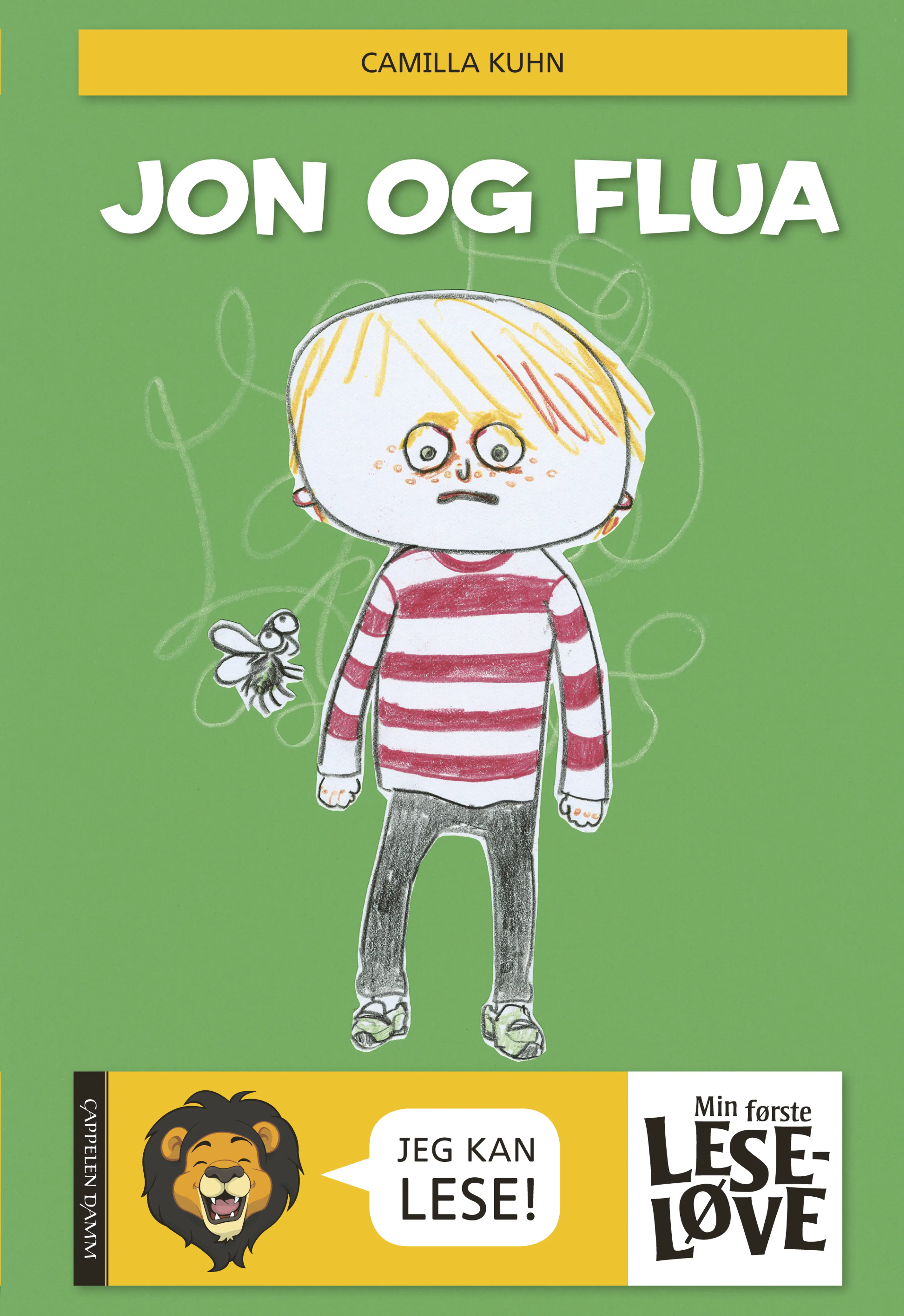 Omslag Min første leseløve - Jon og flua av Camilla Kuhn (Ukjent)
