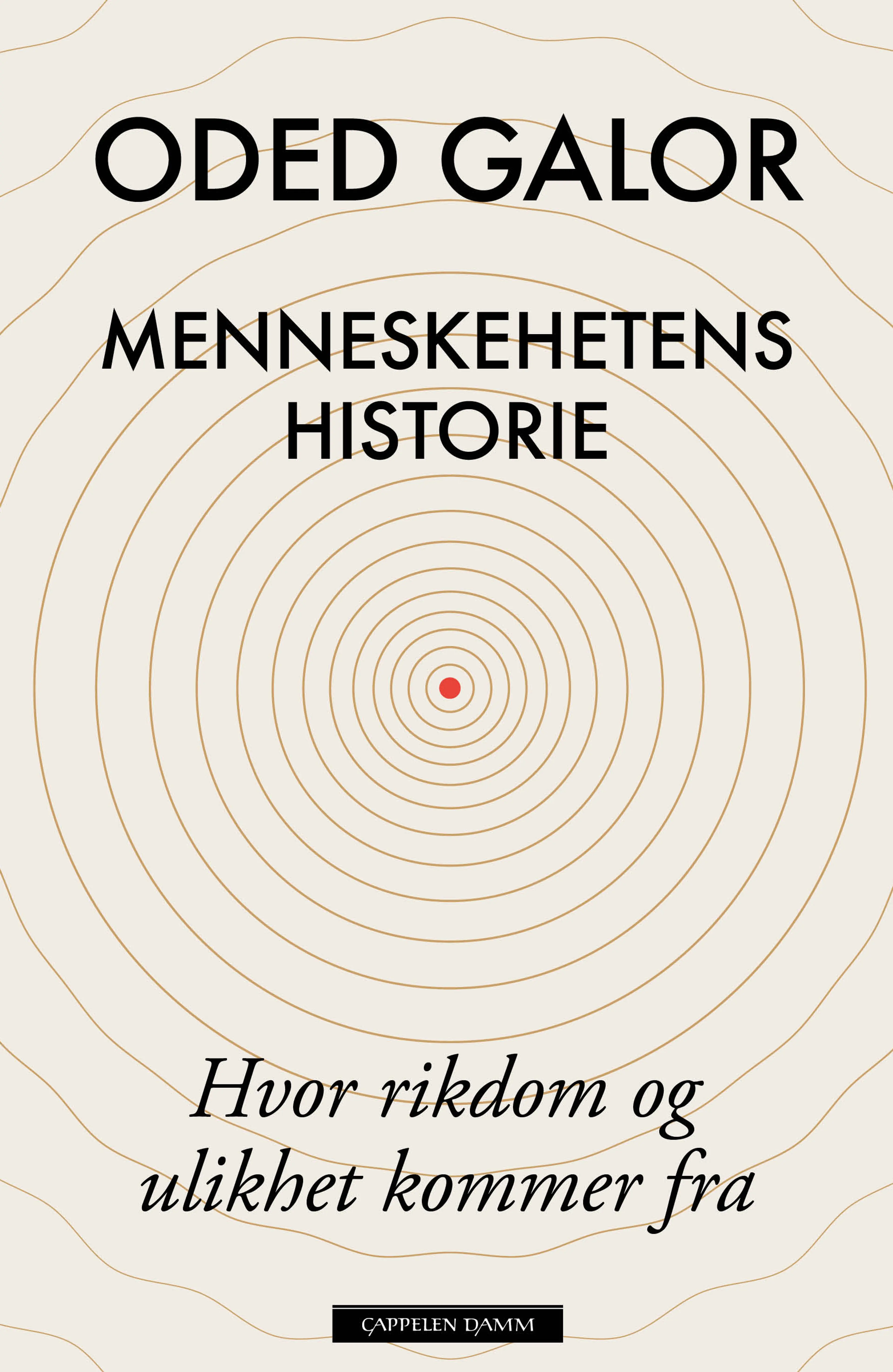 Omslag Menneskehetens historie av Oded Galor (Ebok)