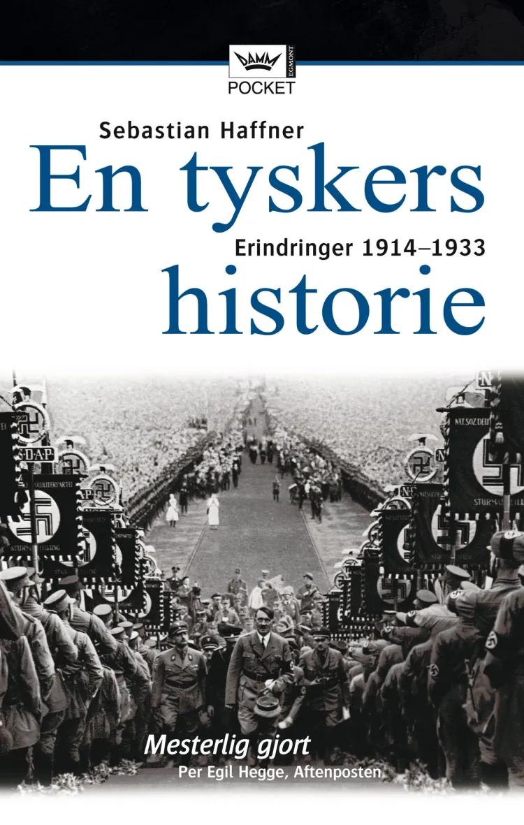 Omslag En tyskers historie av Sebastian Haffner og Oliver Pretzel (Heftet)