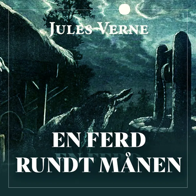 Omslag En ferd rundt månen av Jules Verne (Lydbok)