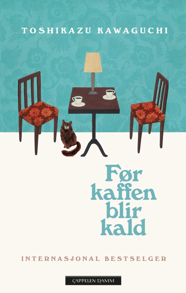 Omslag Før kaffen blir kald av Toshikazu Kawaguchi (Ebok)