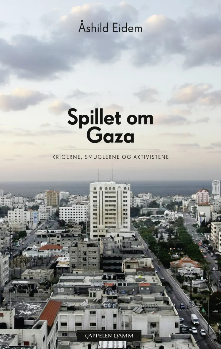 Omslag Spillet om Gaza av Åshild Eidem (Ebok)
