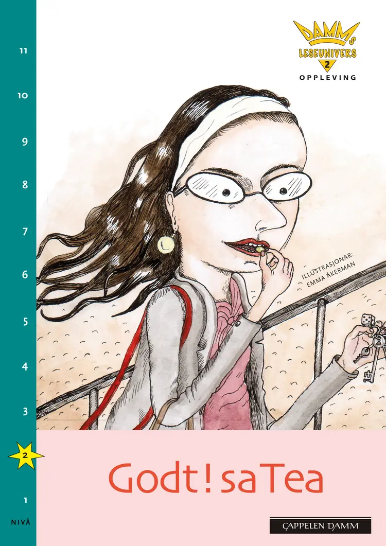 Omslag Damms leseunivers 2 Opplevelse: Godt! sa Tea (Heftet)