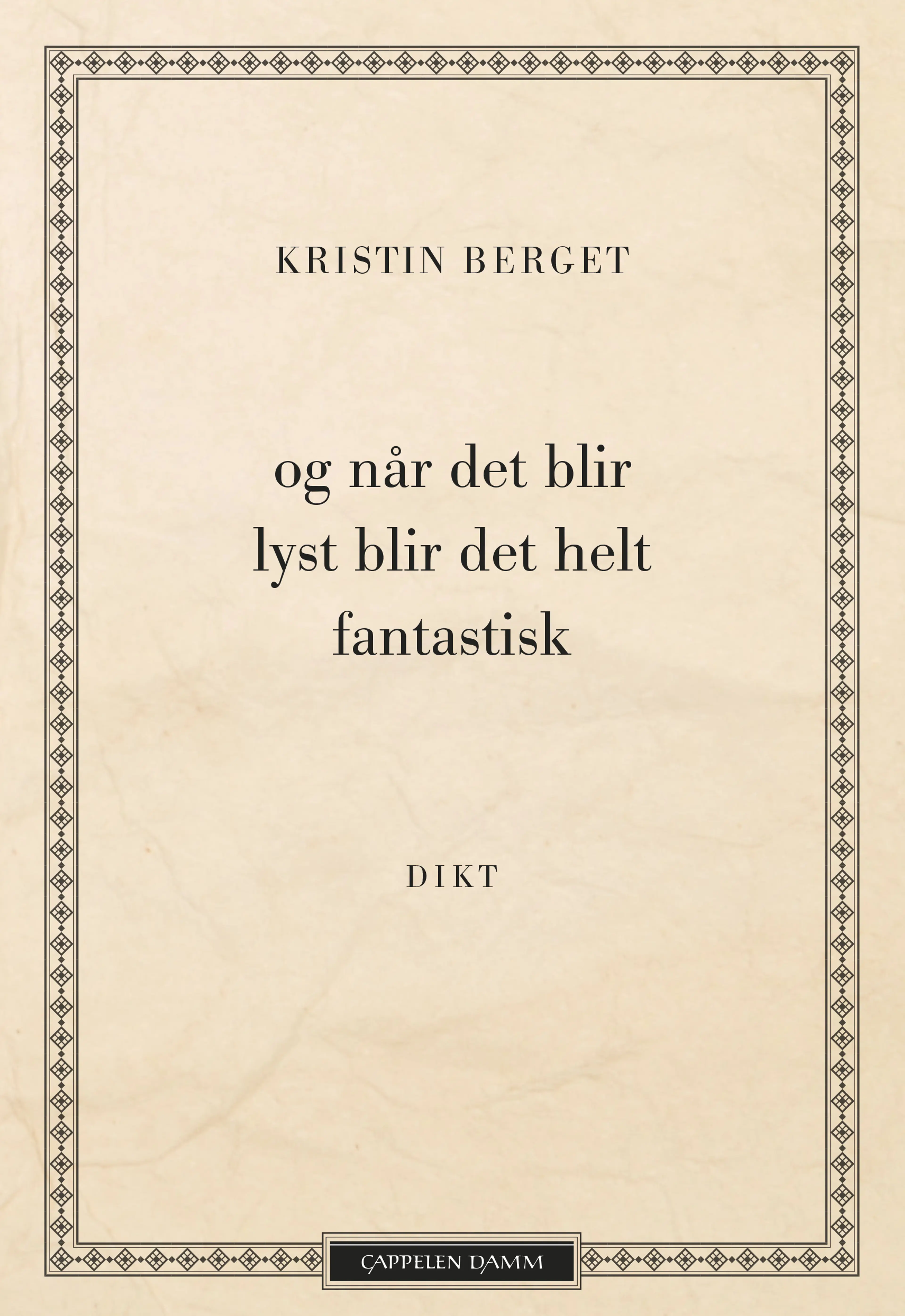 Omslag og når det blir lyst blir det helt fantastisk av Kristin Berget (Ebok)