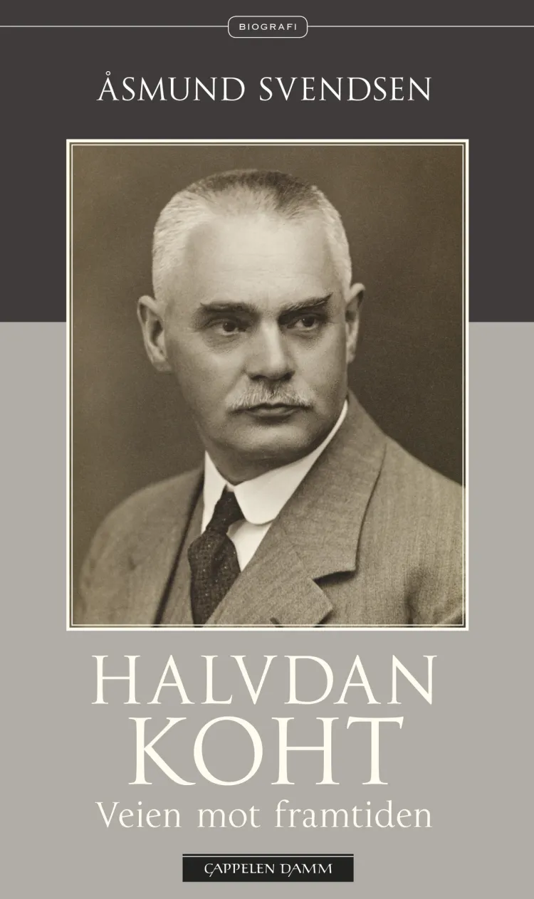Omslag Halvdan Koht av Åsmund Svendsen (Heftet)