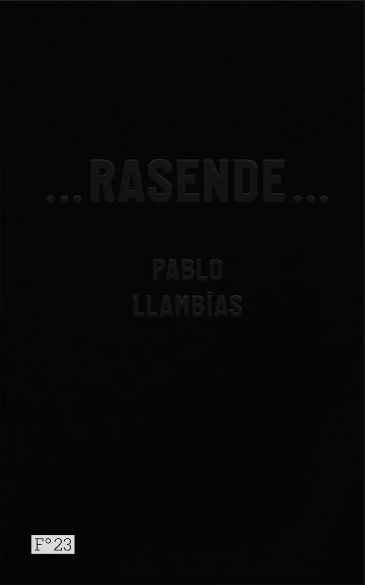 Omslag ... rasende ... av Pablo Llambias (Heftet)