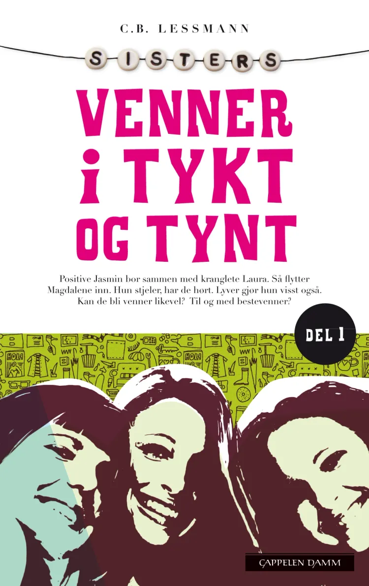 Omslag Venner i tykt og tynt av C.B. Lessmann (Heftet)