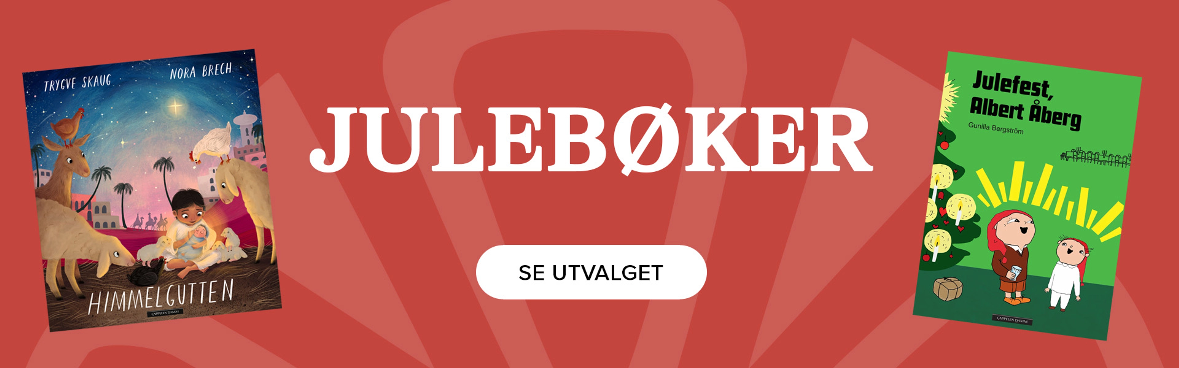 Julebøker for barn - se utvalget. Bilde av Himmelgutten og Julefest, Albert Åberg