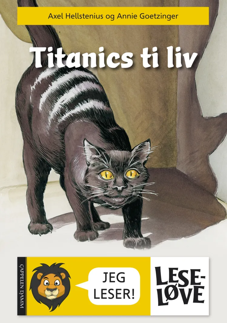 Omslag Leseløve - Titanics ti liv av Axel Hellstenius (Innbundet)