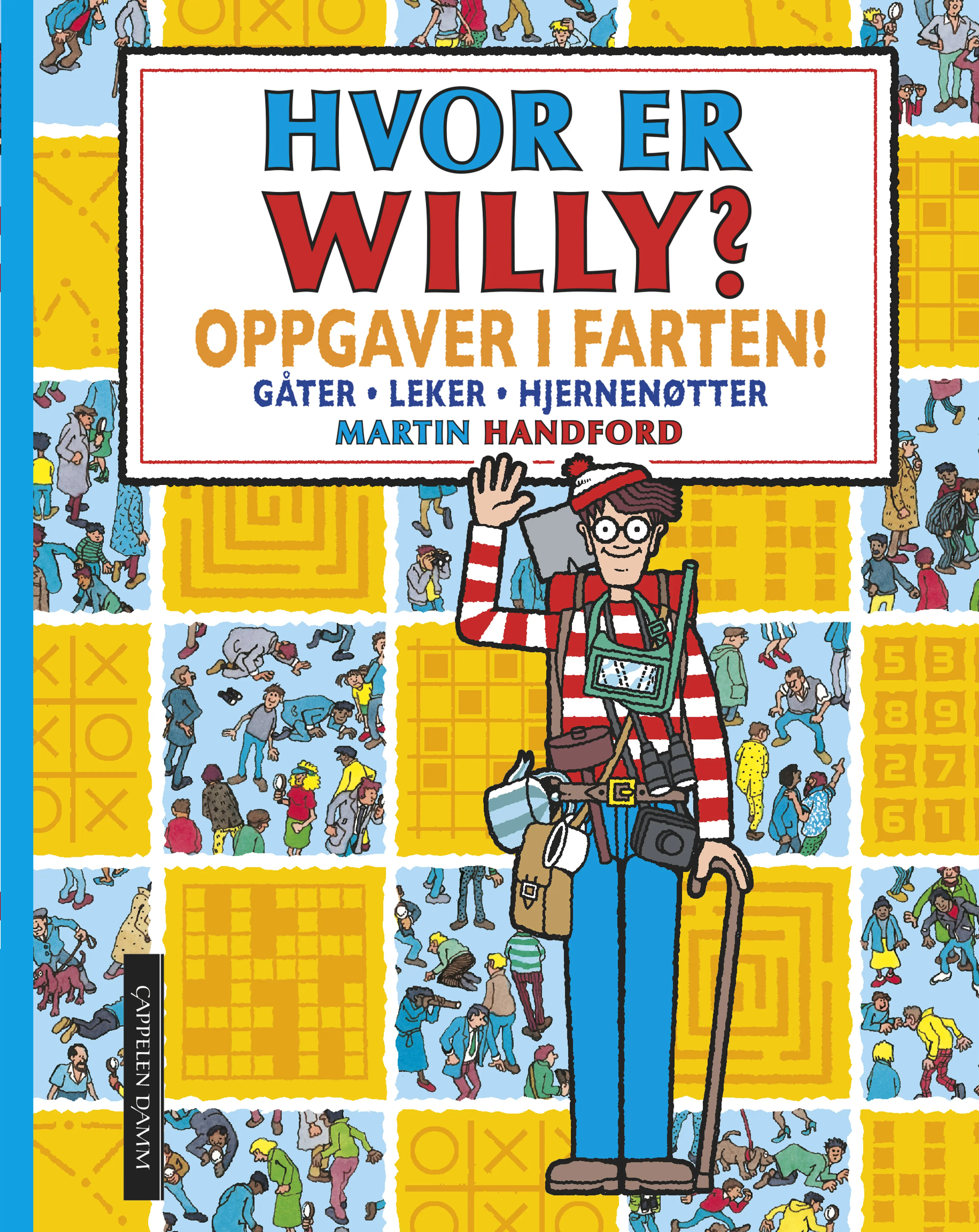 Omslag Hvor er Willy? Oppgaver i farten! av Martin Handford (Innbundet)