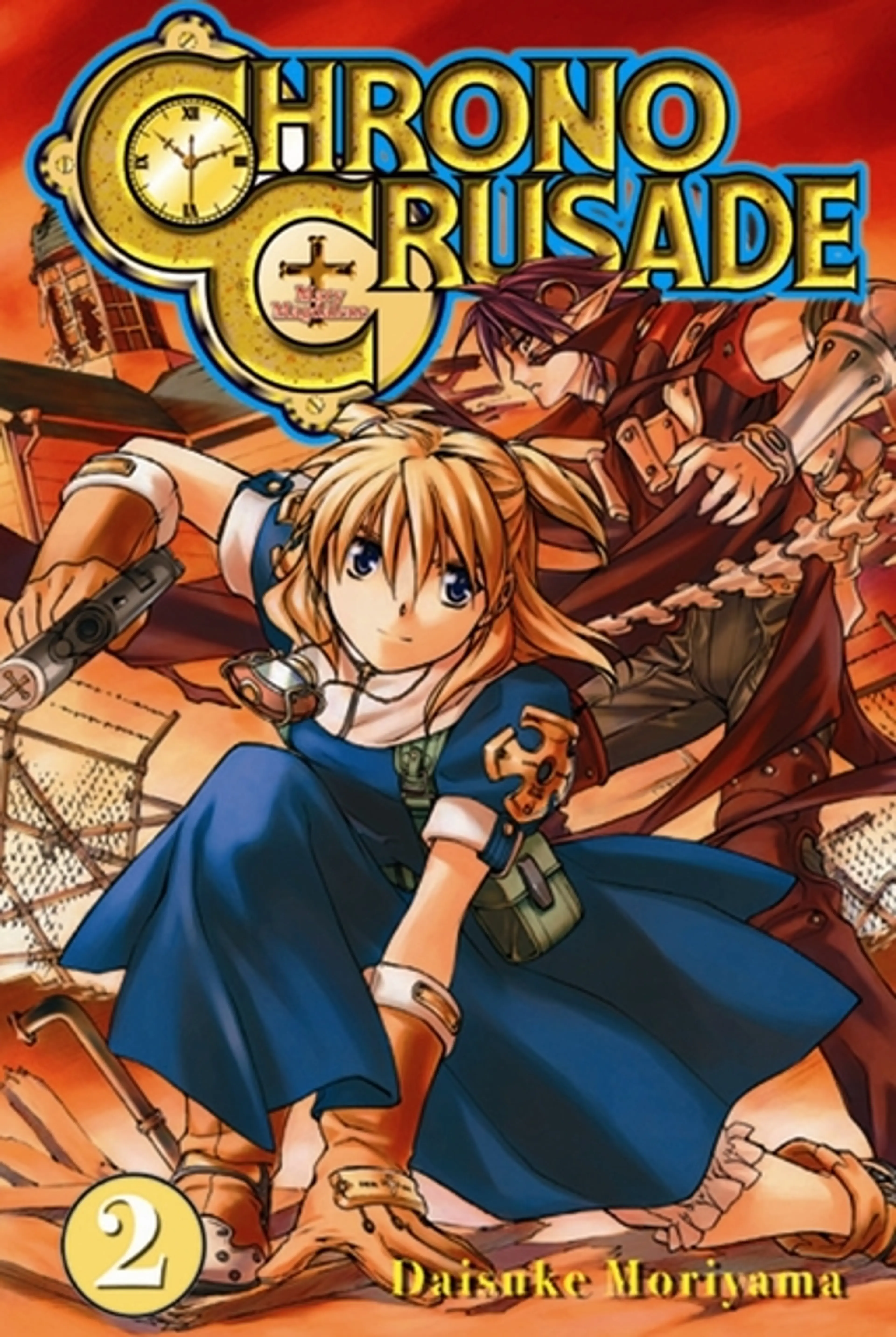 Omslag Chrono Crusade 2 av Moriyama Daisuke (Heftet)