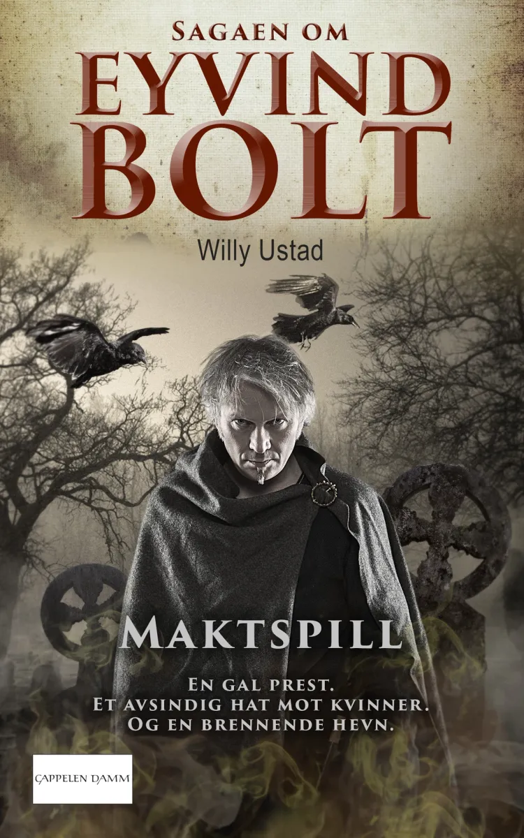 Omslag Maktspill av Willy Ustad (Ebok)