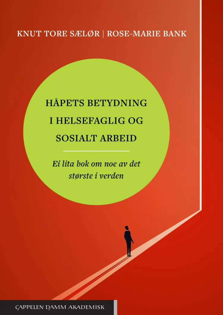 Omslag Håpets betydning i helsefaglig og sosialt arbeid av Knut Tore Sælør og Rose-Marie Bank (Heftet)