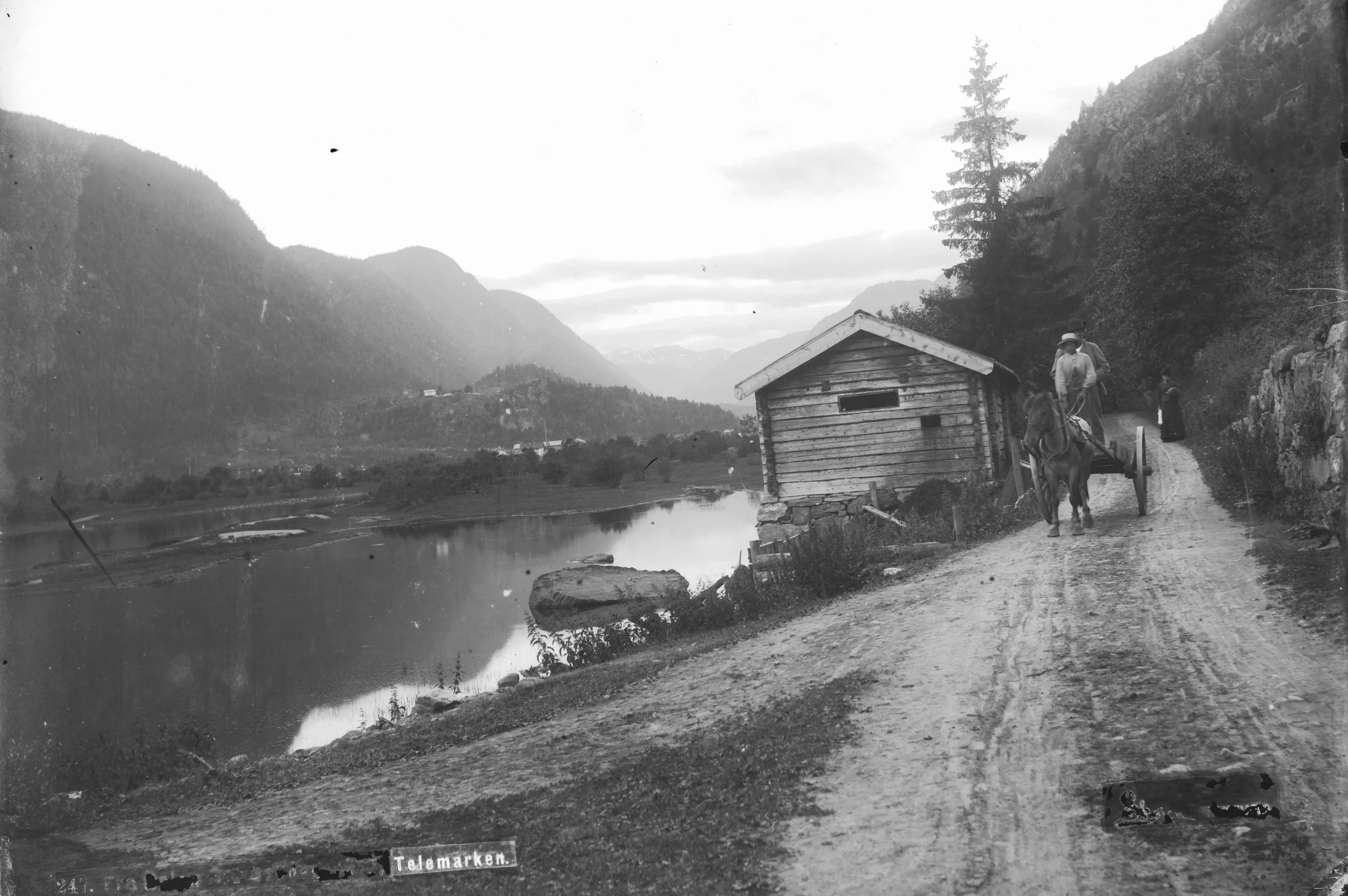Innsjøen Bandak i Telemark