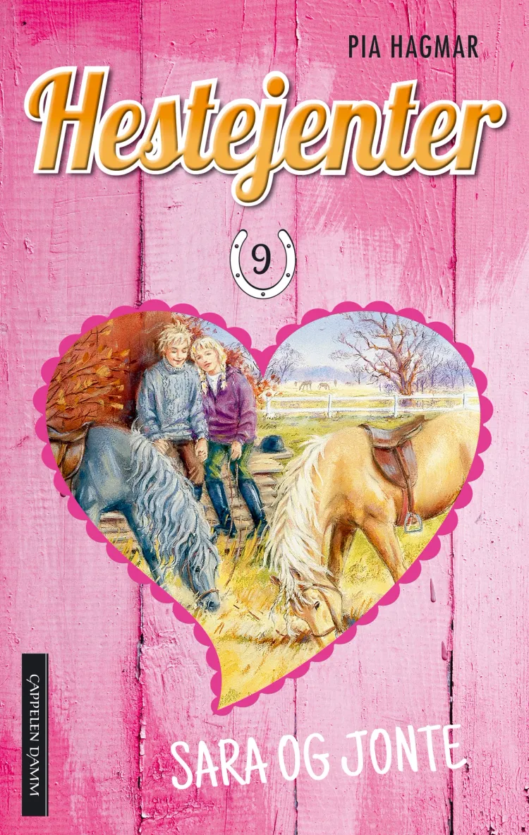 Omslag Hestejenter 9: Sara og Jonte av Pia Hagmar (Innbundet)