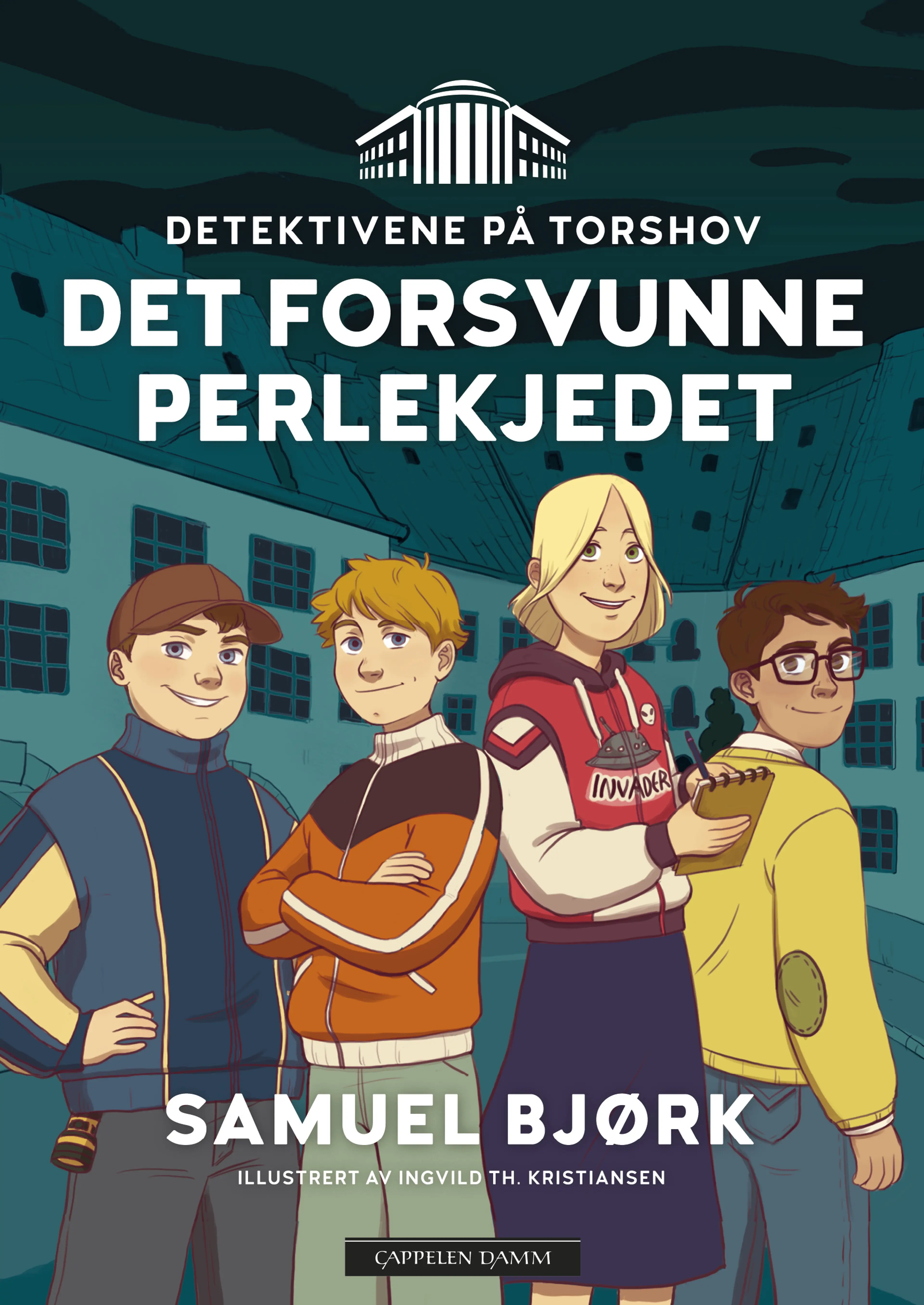 Omslag Detektivene på Torshov: Det forsvunne perlekjedet av Samuel Bjørk (Innbundet)