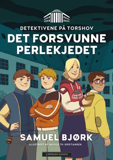 Omslag Detektivene på Torshov: Det forsvunne perlekjedet av Samuel Bjørk (Innbundet)