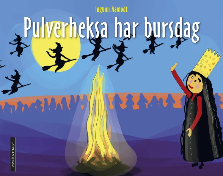 Omslag Pulverheksa har bursdag av Ingunn Aamodt (Ebok)