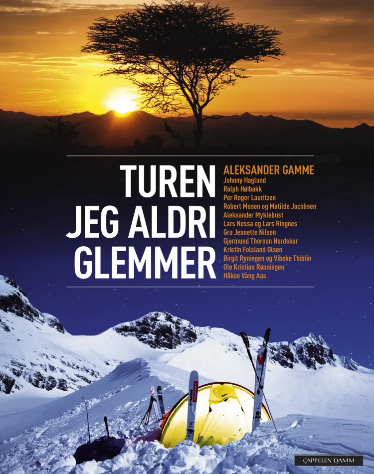 Omslag Turen jeg aldri glemmer av Aleksander Gamme (red.) og Aleksander Gamme (Innbundet)