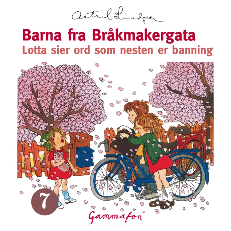Omslag Lotta sier ord som nesten er banning av Astrid Lindgren (Lydbok)