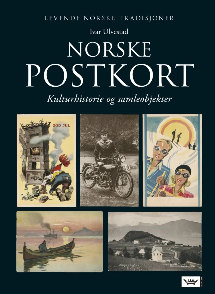Omslag Norske postkort av Ivar Ulvestad (Innbundet)