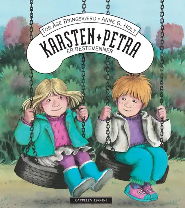 Omslag Karsten og Petra er bestevenner av Tor Åge Bringsværd (Ebok)