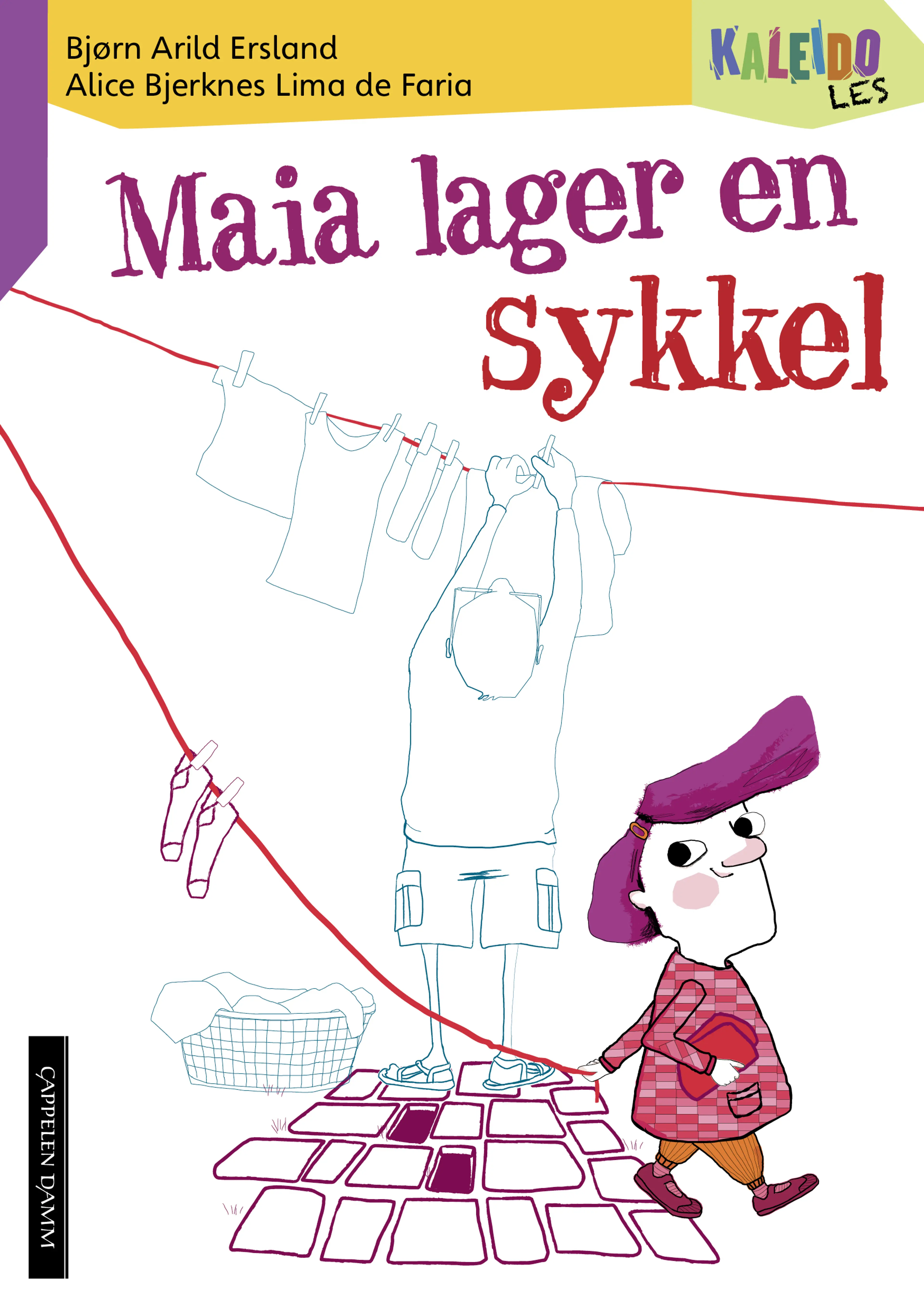 Omslag Kaleido Les Nivå 3 Maia lager en sykkel av Bjørn Arild Ersland (Heftet)