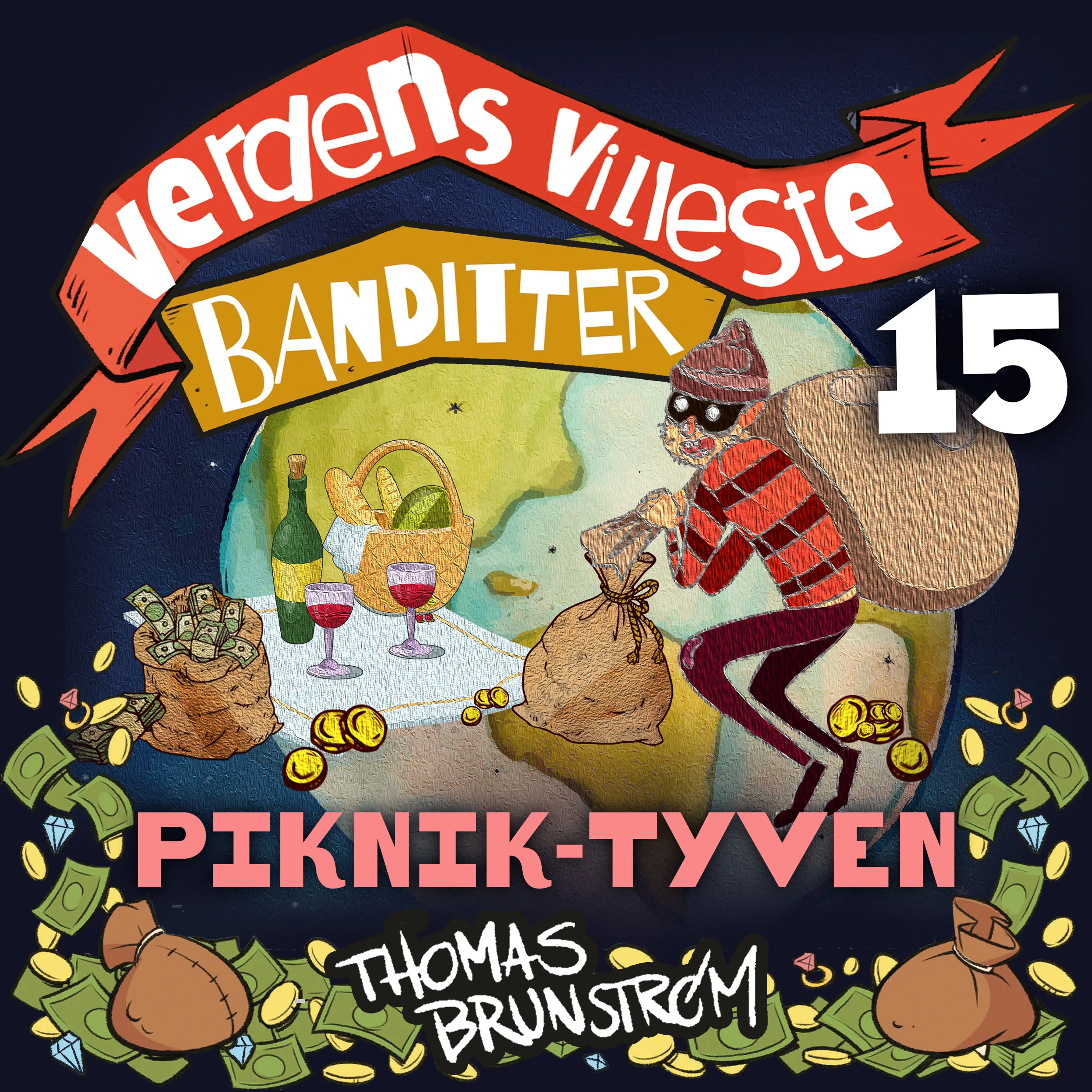 Omslag Piknik-tyven av Thomas Brunstrøm (Lydbok)
