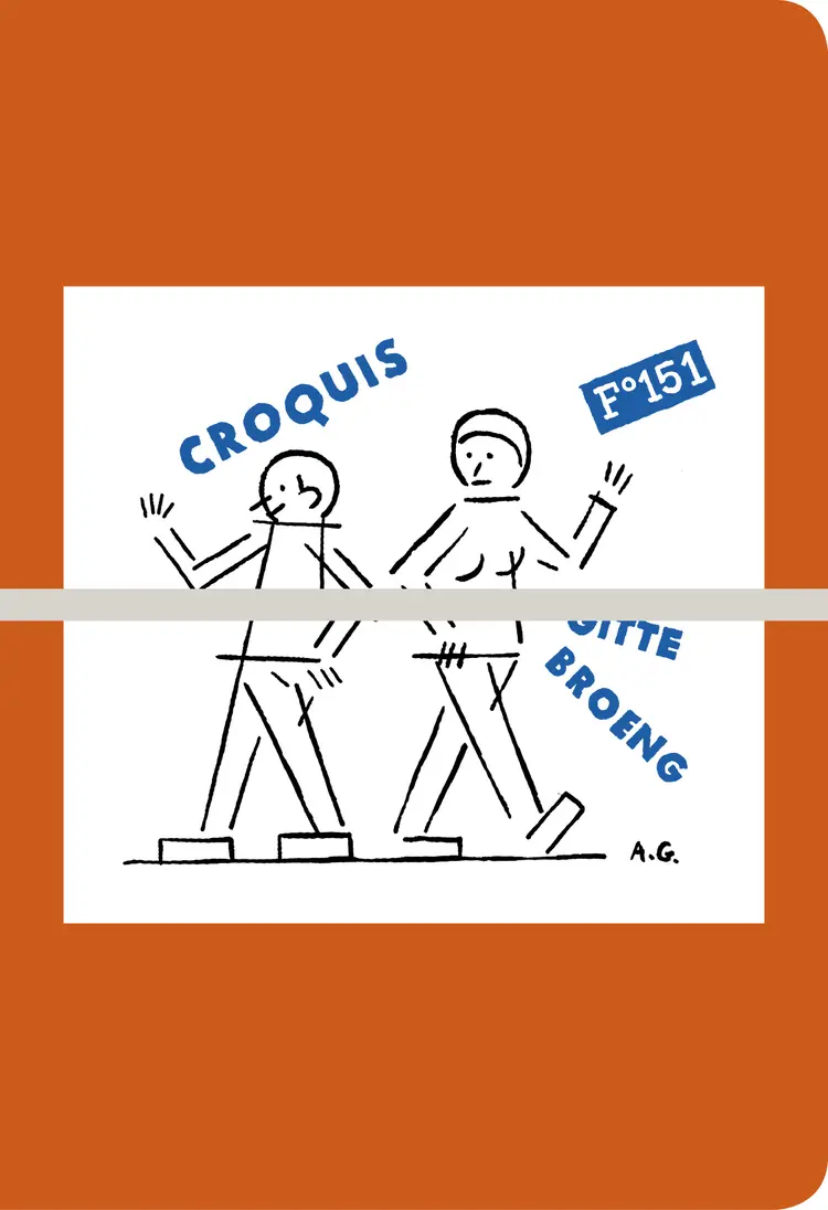 Omslag Croquis av Gitte Broeng (Heftet)