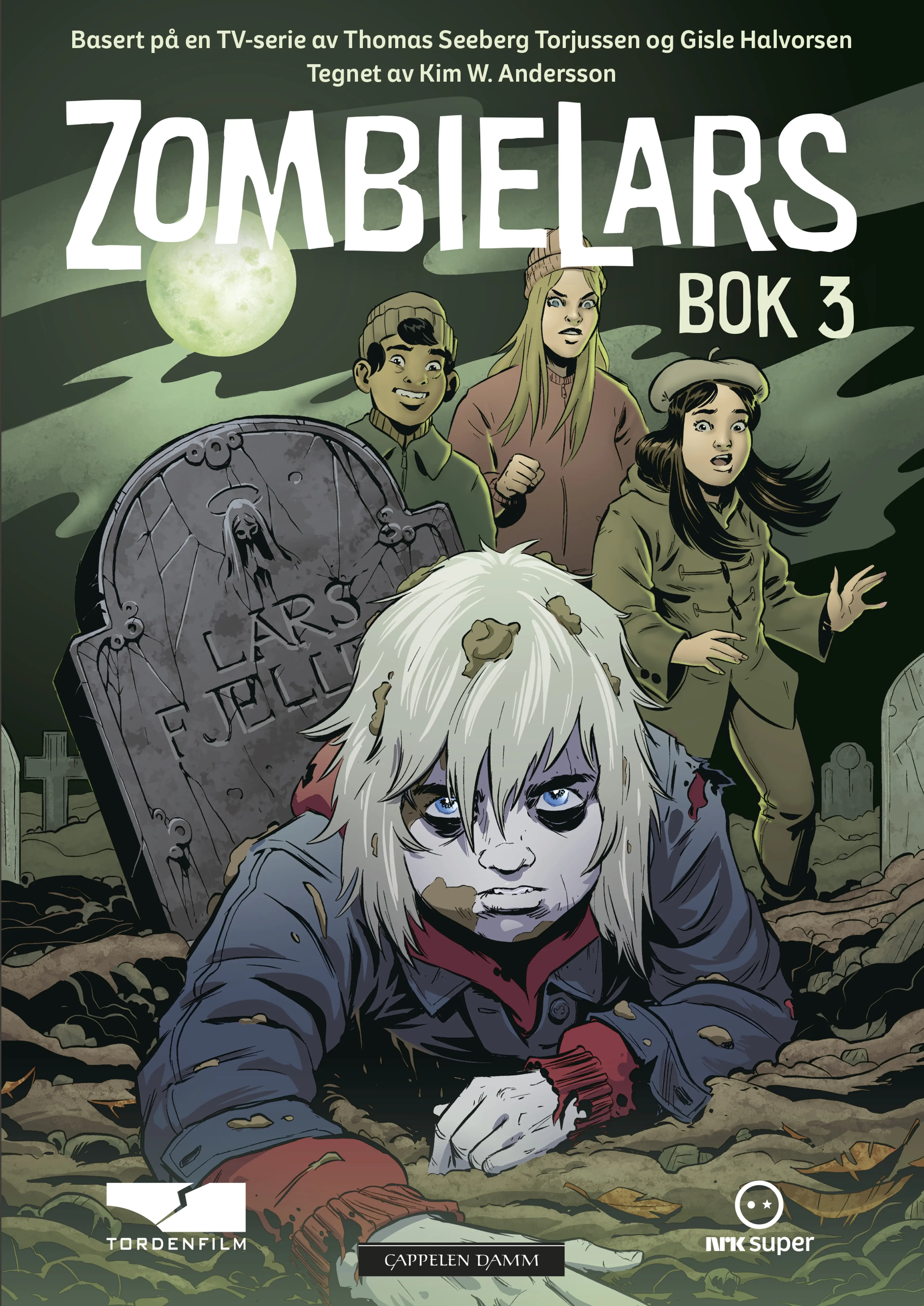Omslag ZombieLars - Bok 3 av Gisle Halvorsen og Thomas Seeberg Torjussen (Innbundet)