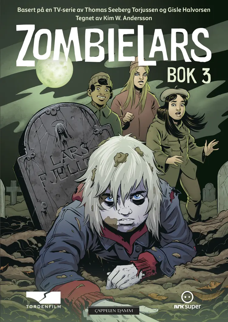 Omslag ZombieLars - Bok 3 av Gisle Halvorsen og Thomas Seeberg Torjussen (Innbundet)