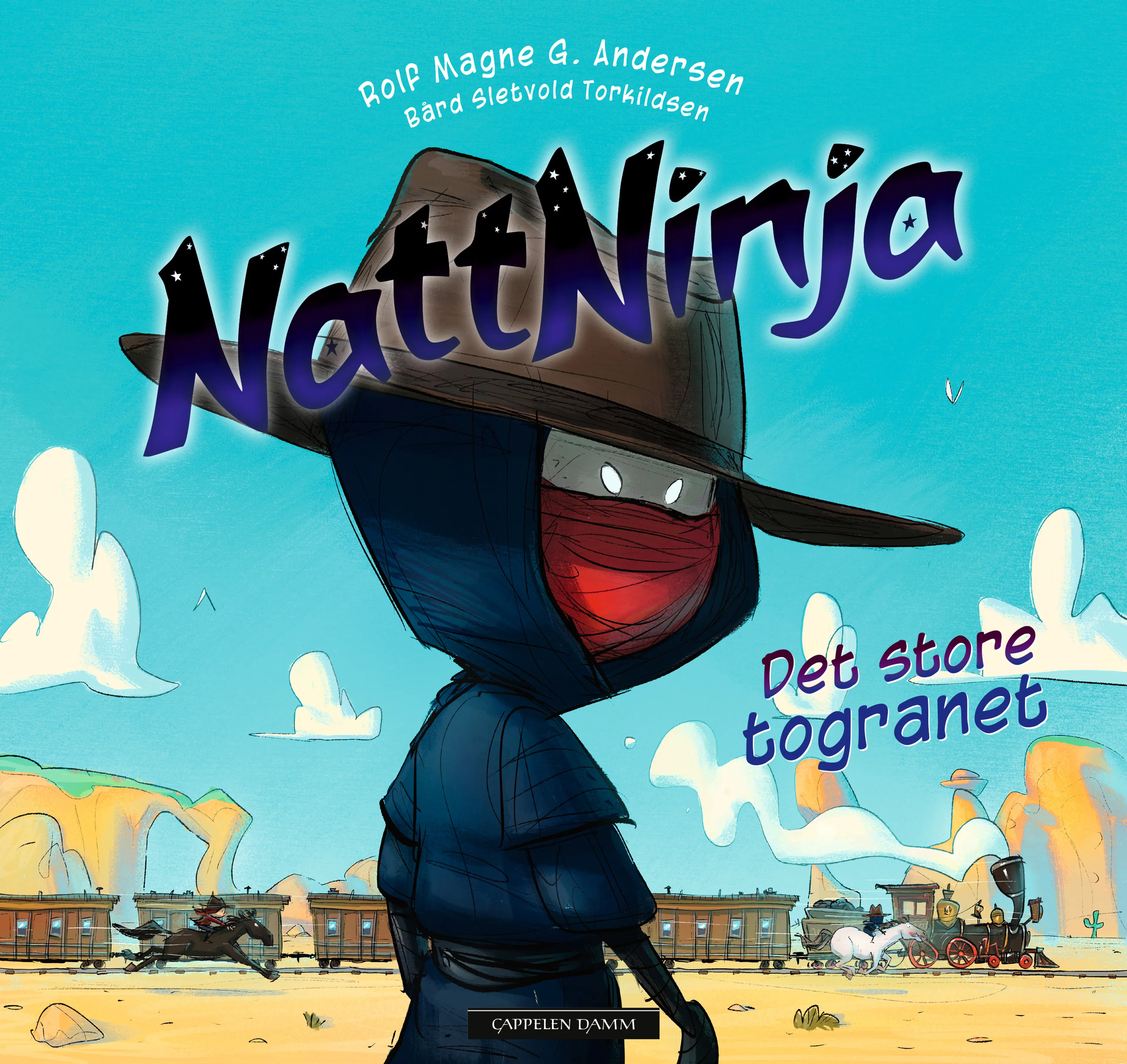 Omslag NATTNINJA - Det store togranet av Rolf Magne G. Andersen (Innbundet)