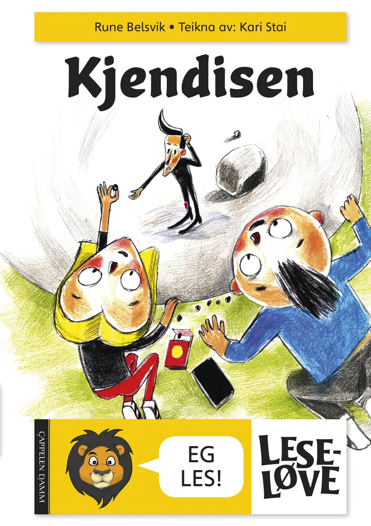 Omslag Leseløve - Kjendisen av Rune Belsvik (Innbundet)