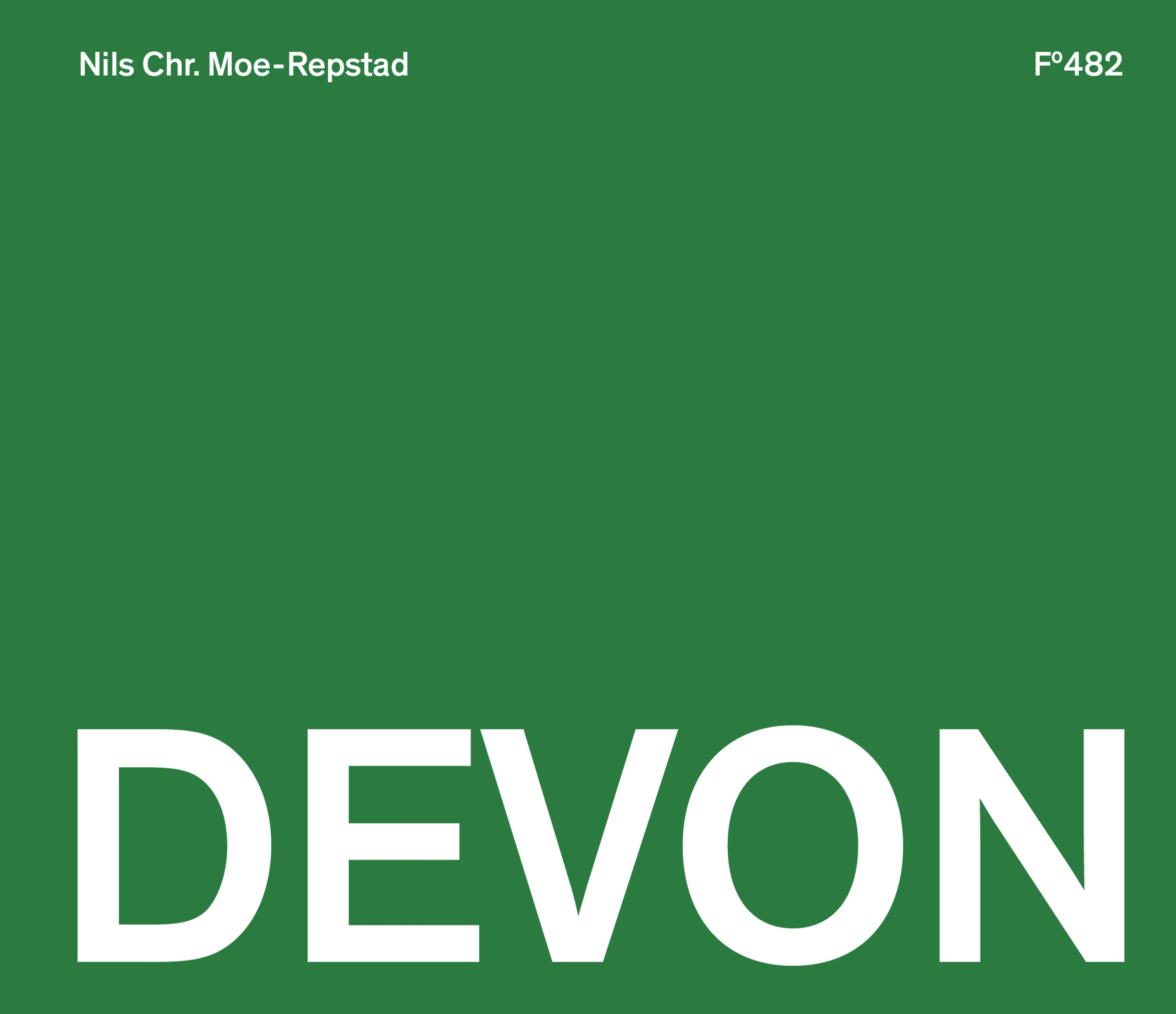 Omslag Devon av Nils Christian Moe-Repstad (Innbundet)