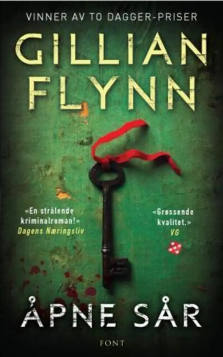 Omslag Åpne sår av Gillian Flynn (Heftet)
