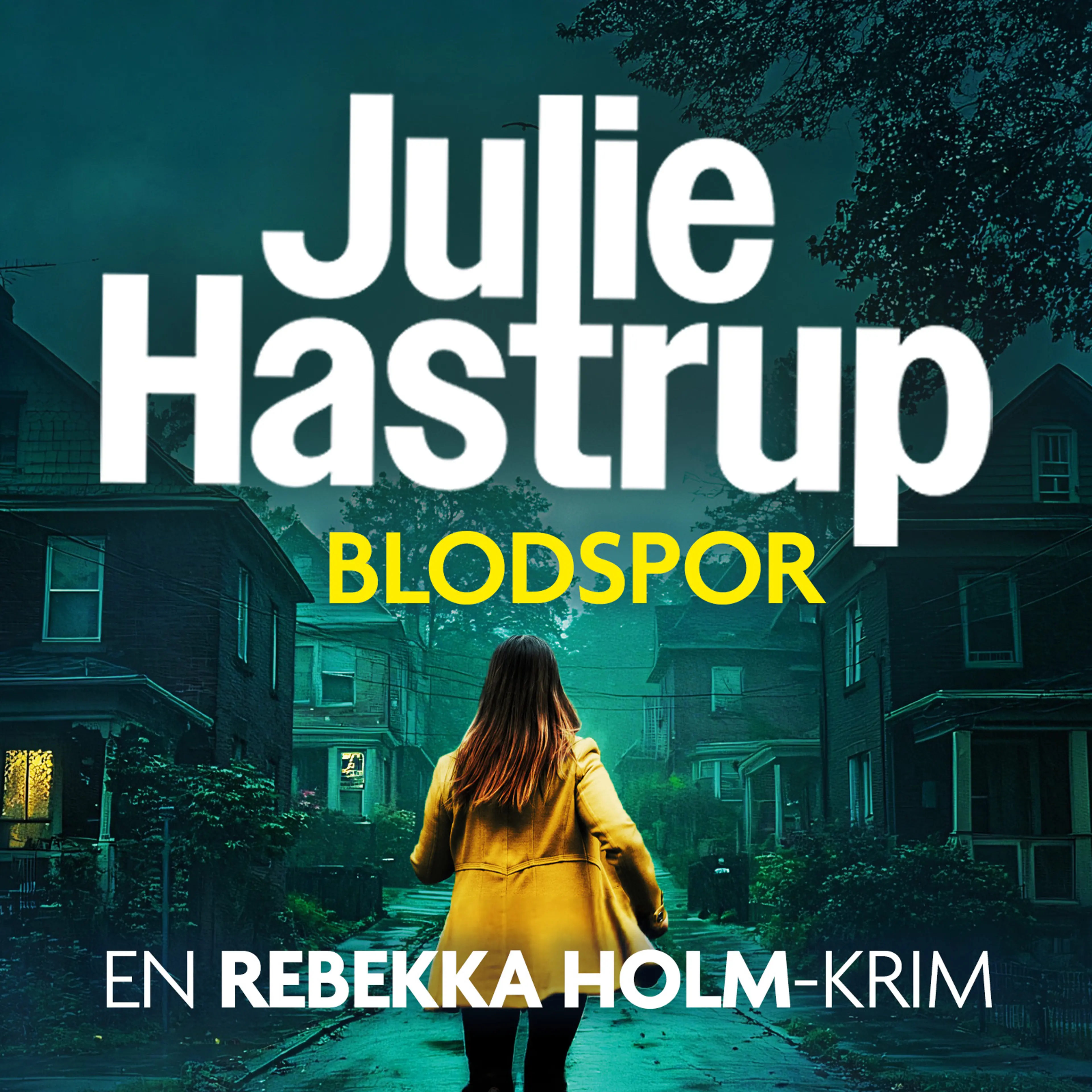 Omslag Blodspor av Julie Hastrup (Lydbok)
