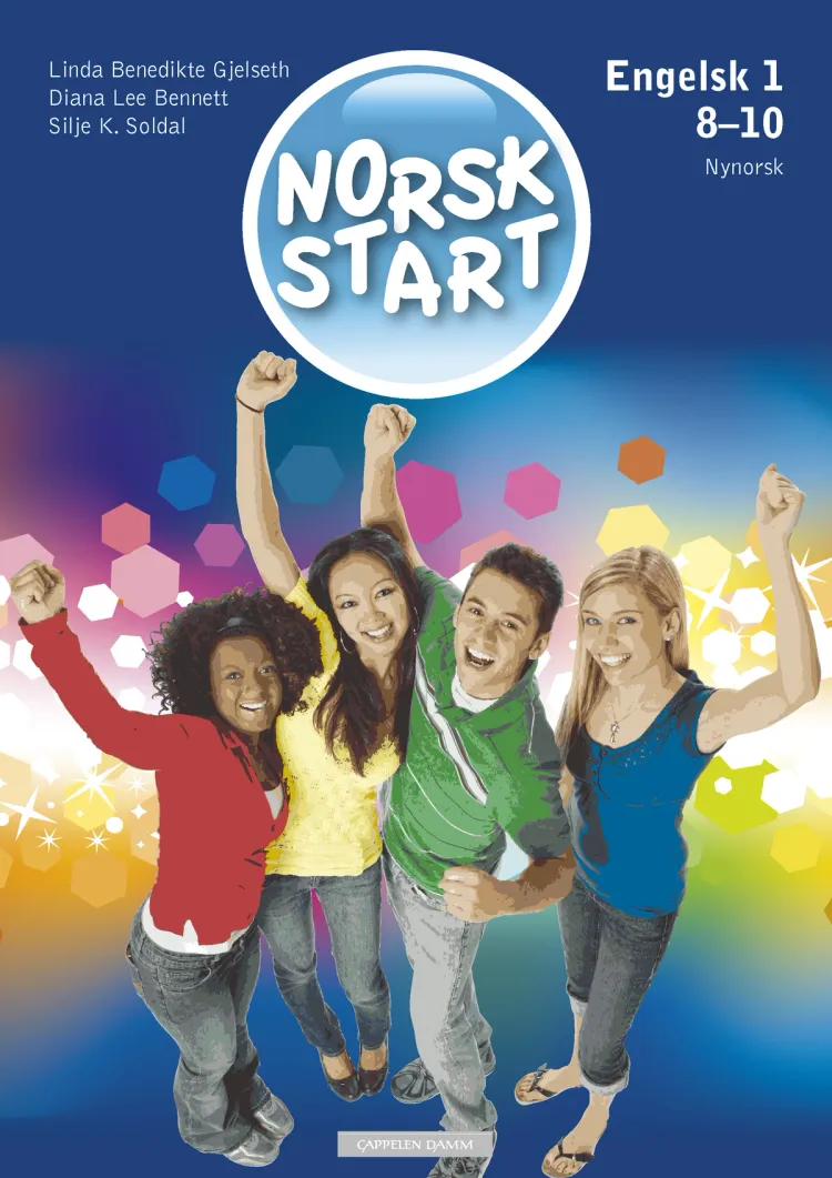Omslag Norsk start 8-10 Engelsk 1 av Diana Lee Bennett, Linda Benedikte Gjelseth og Silje K. Soldal (Heftet)