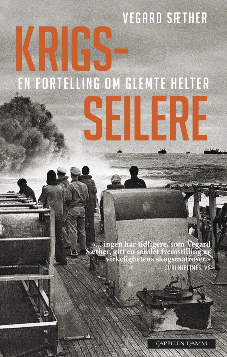 Omslag Krigsseilere av Vegard Sæther (Heftet)