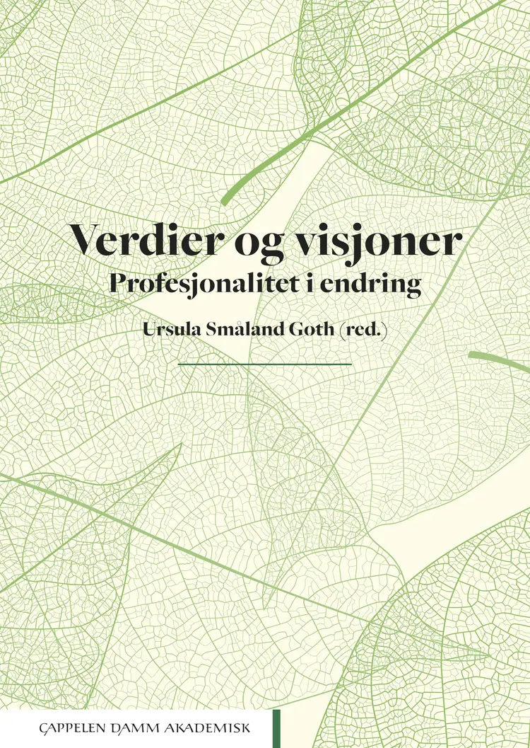 Omslag Verdier og visjoner av Ursula Småland Goth (red.) (Heftet)