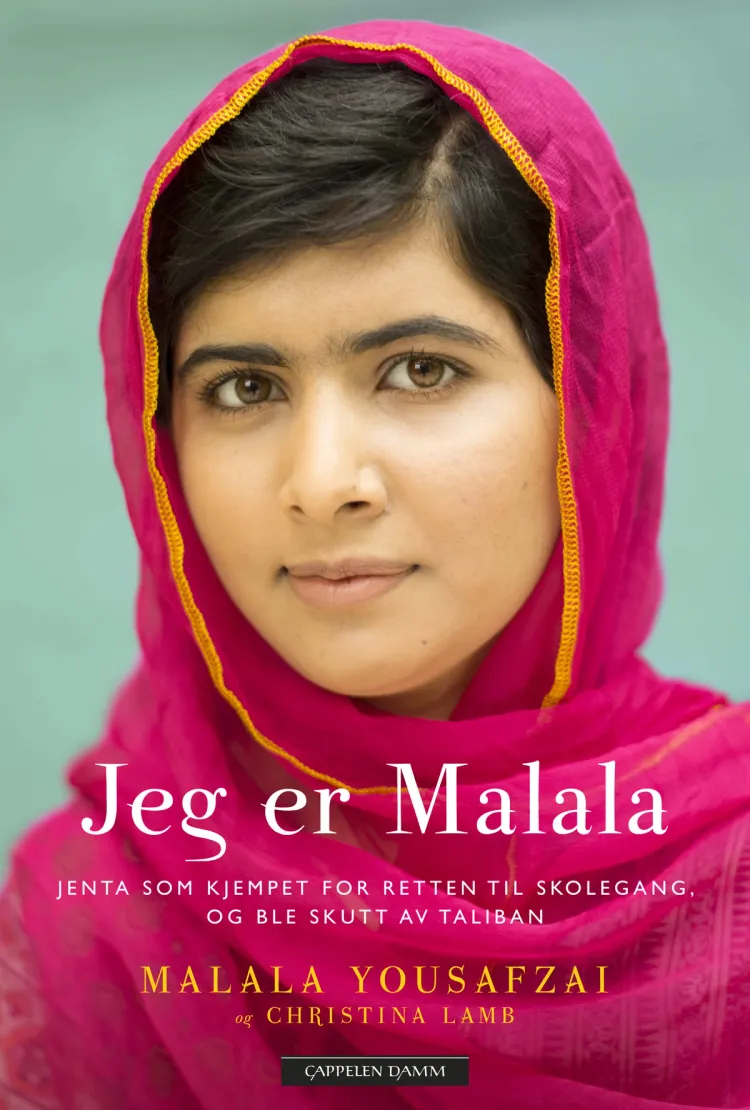 Omslag Jeg er Malala av Malala Yousafzai og Christina Lamb (Innbundet)