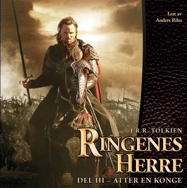 Omslag Ringenes herre III av J. R. R. Tolkien (Lydbok)