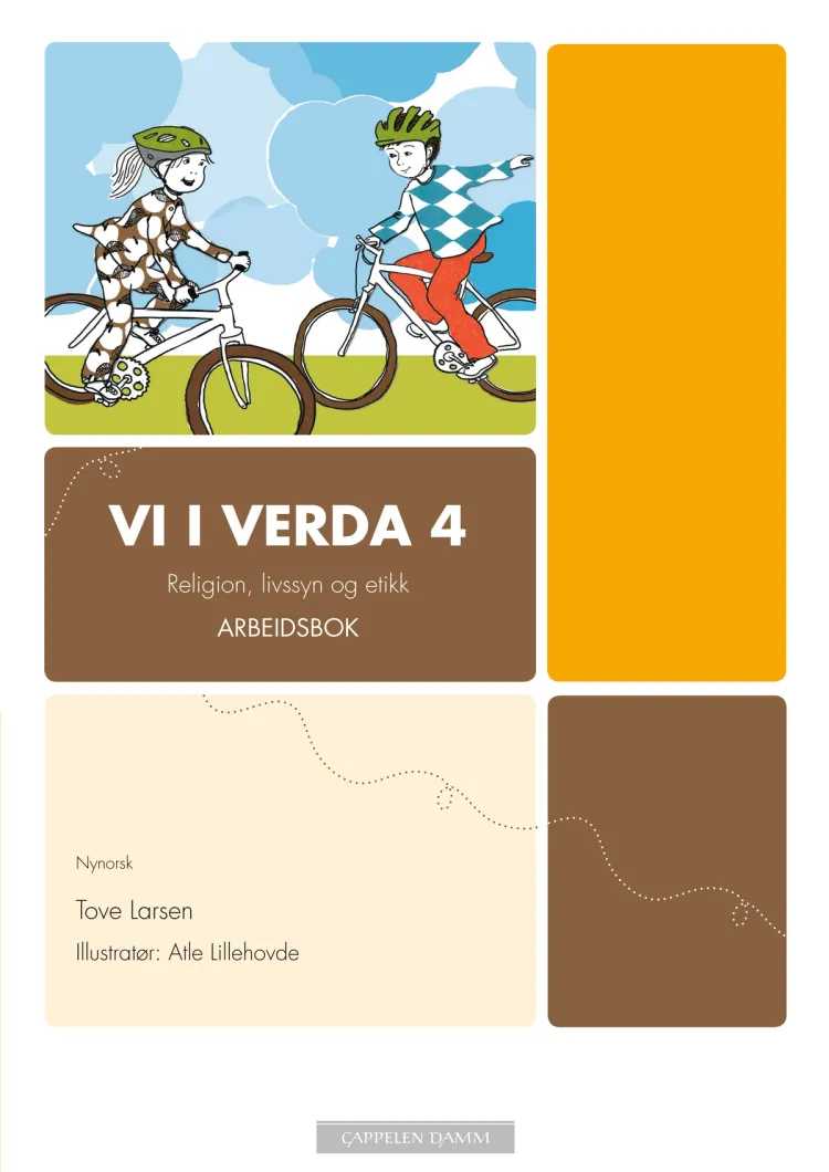 Omslag Vi i verda 4 Arbeidsbok av Tove Larsen (Heftet)