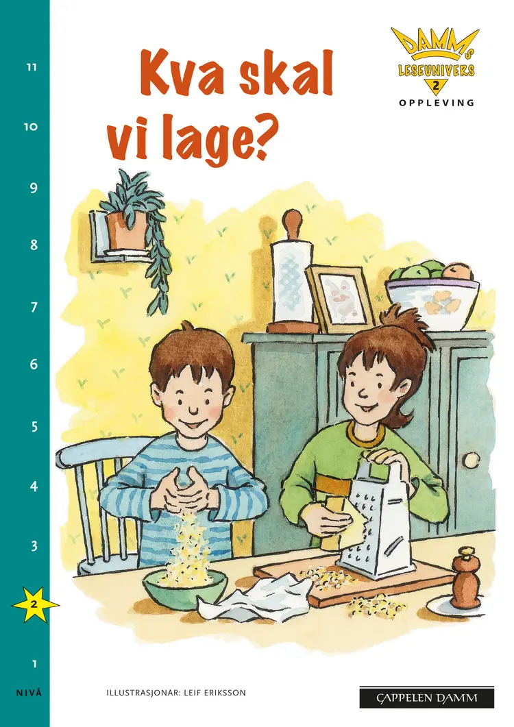 Omslag Damms leseunivers 2 Opplevelse: Kva skal vi lage? (Heftet)