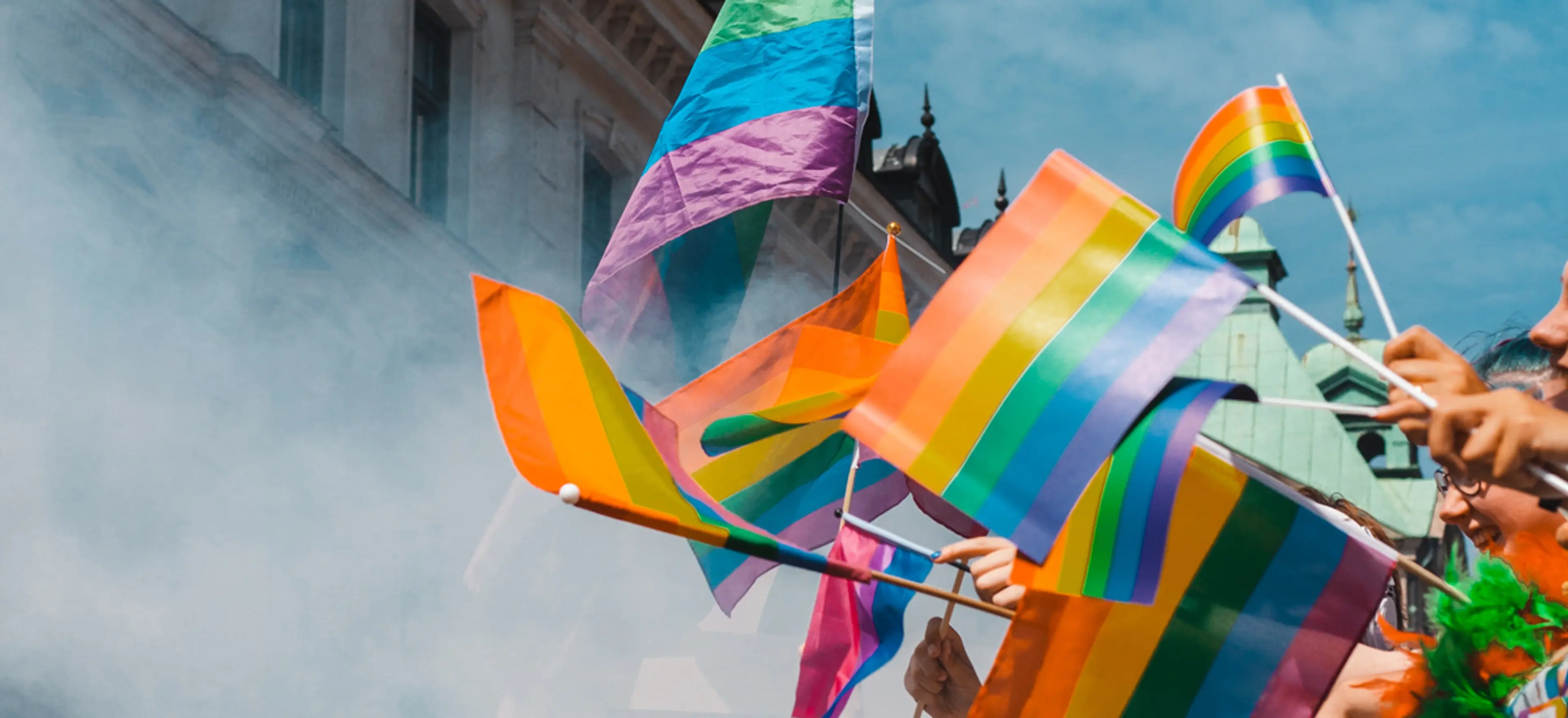 Pride-paradeflagg