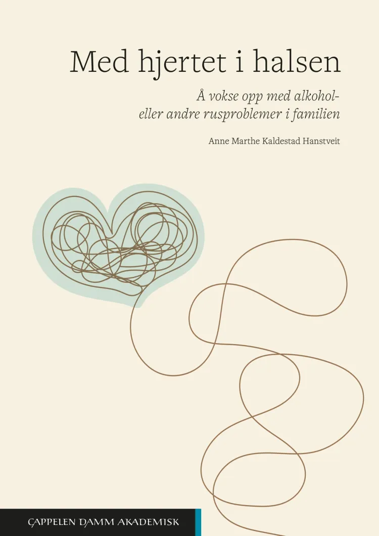 Omslag Med hjertet i halsen av Anne Marthe Kaldestad Hanstveit (Heftet)