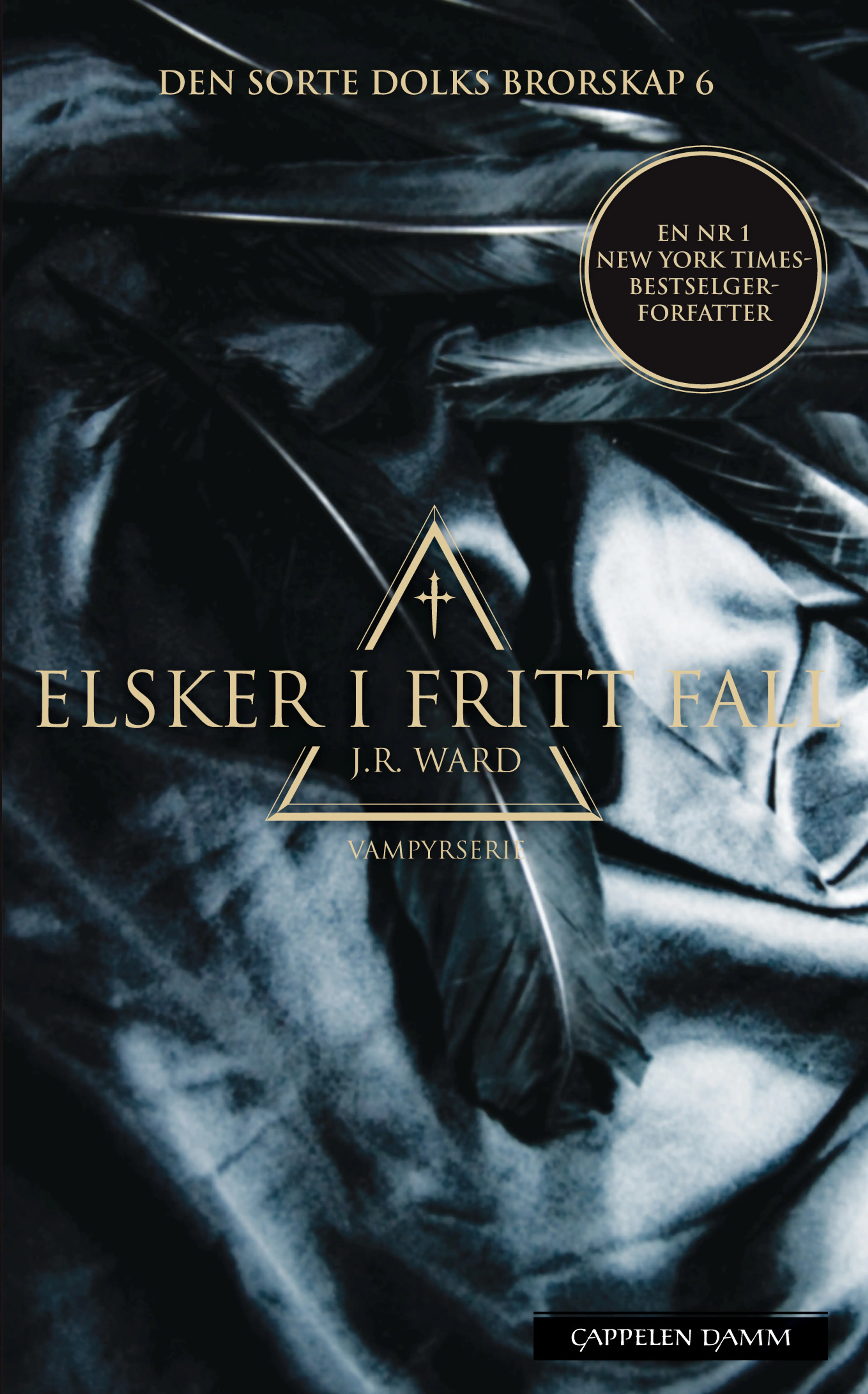 Omslag Elsker i fritt fall av J. R. Ward (Heftet)