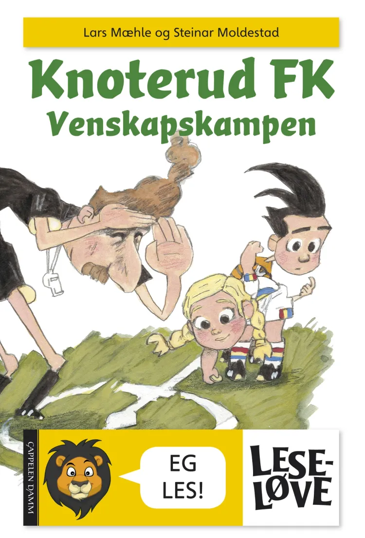 Omslag Leseløve - Knoterud FK Venskapskampen av Lars Mæhle (Innbundet)