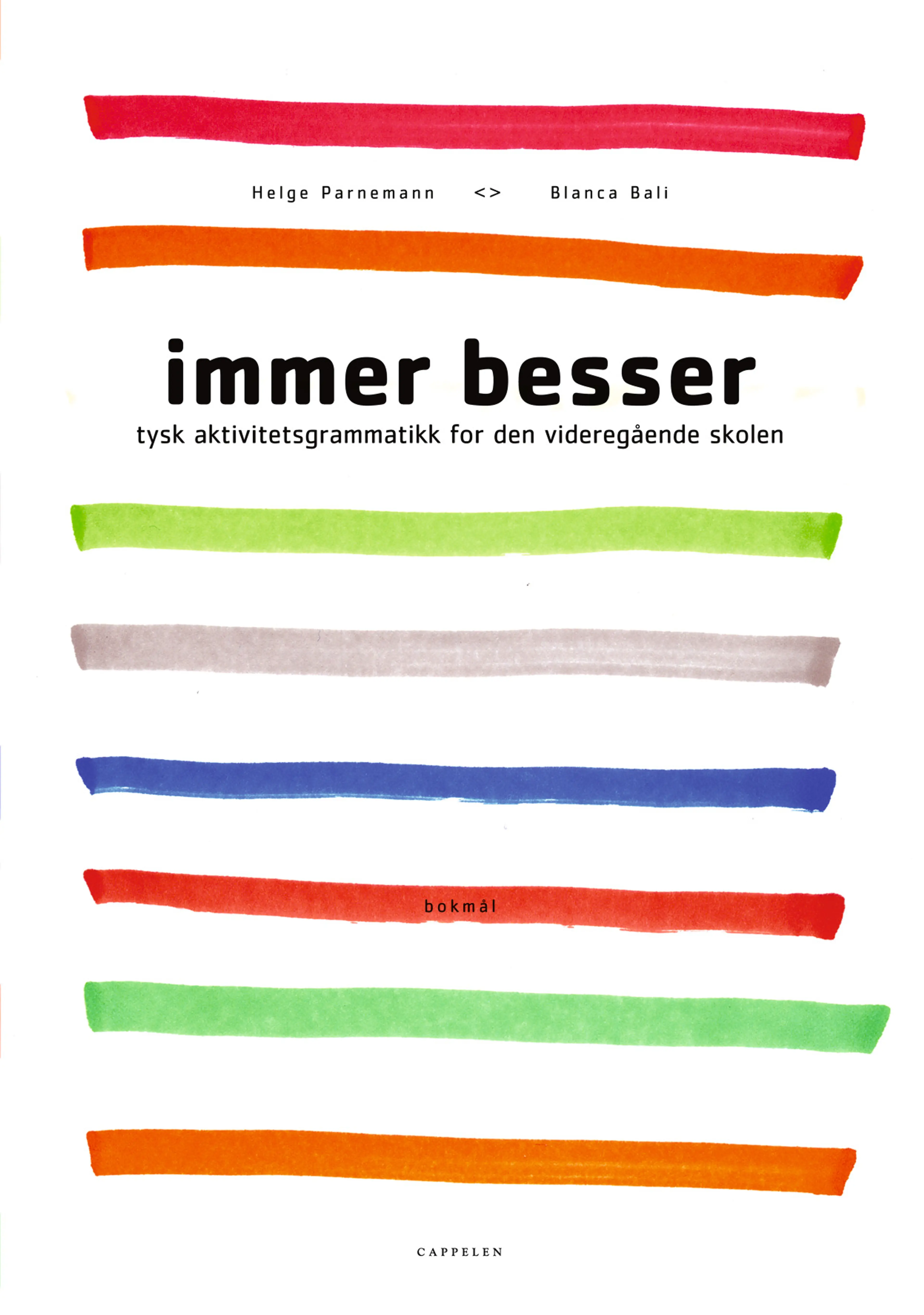 Omslag immer besser av Helge Parnemann og Blanca Bali (Heftet)