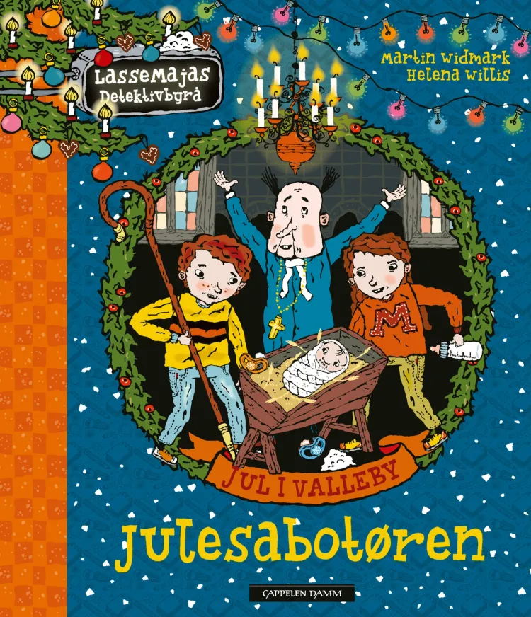 Omslag Jul i Valleby - Julesabotøren av Martin Widmark (Innbundet)