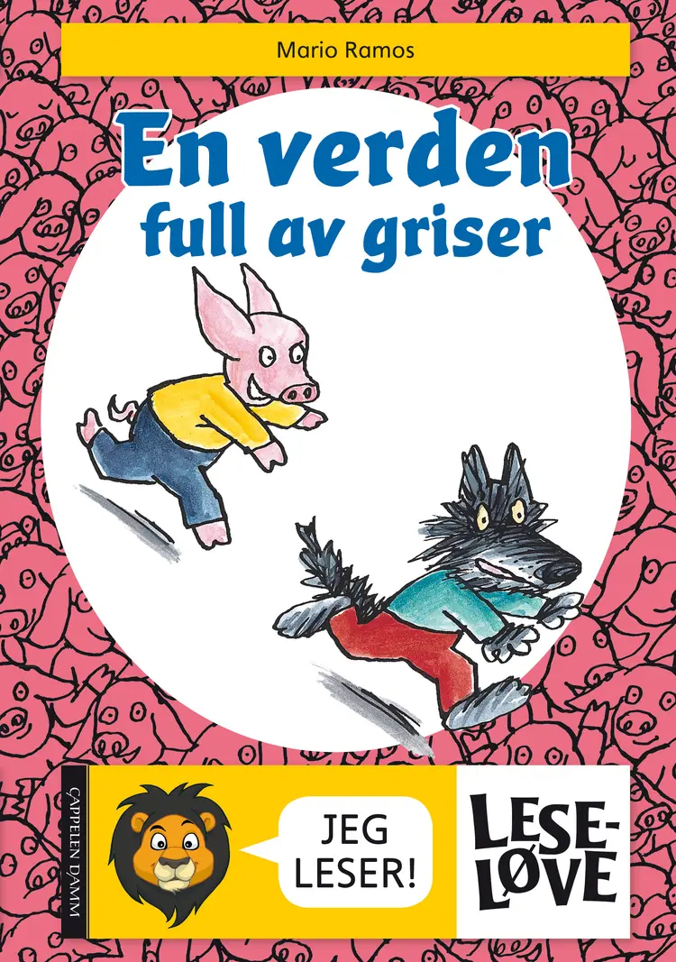 Omslag Leseløve - En verden full av griser av Mario Ramos (Innbundet)